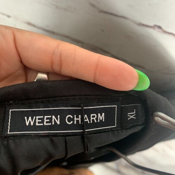 Ween Charm Black Blazer XL Mens Suit Jacket 2 Button Classic Fit Formal Coat - Picture 3 of 7